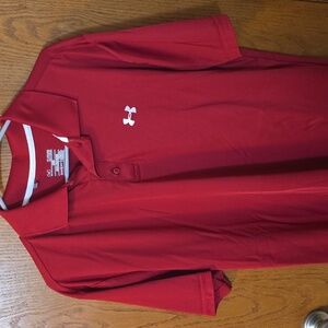Under Armour Red Polo XL